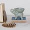 Hello Honey® Gray 7.5" Majestic Stoneware Elephant Bowl